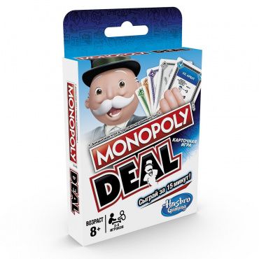 E3113 Игра настольная карточная "Монополия сделка"